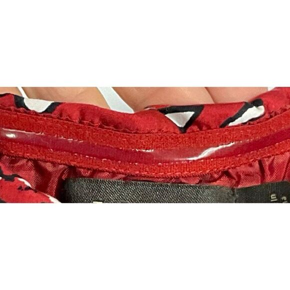 The Limited Strapless Red, Black & White Coral Print Dress Size 6, Pockets, Line - Picture 11 of 14